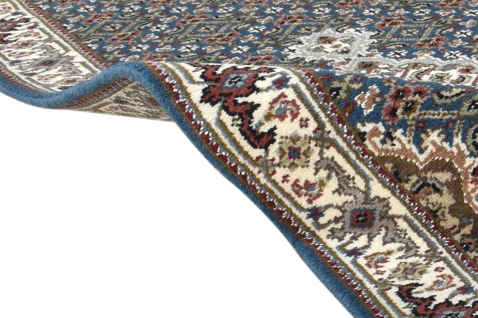 Wool Charcoal Rug 2' X 8' Persian Hand Knotted Mir Oriental Small Runner 