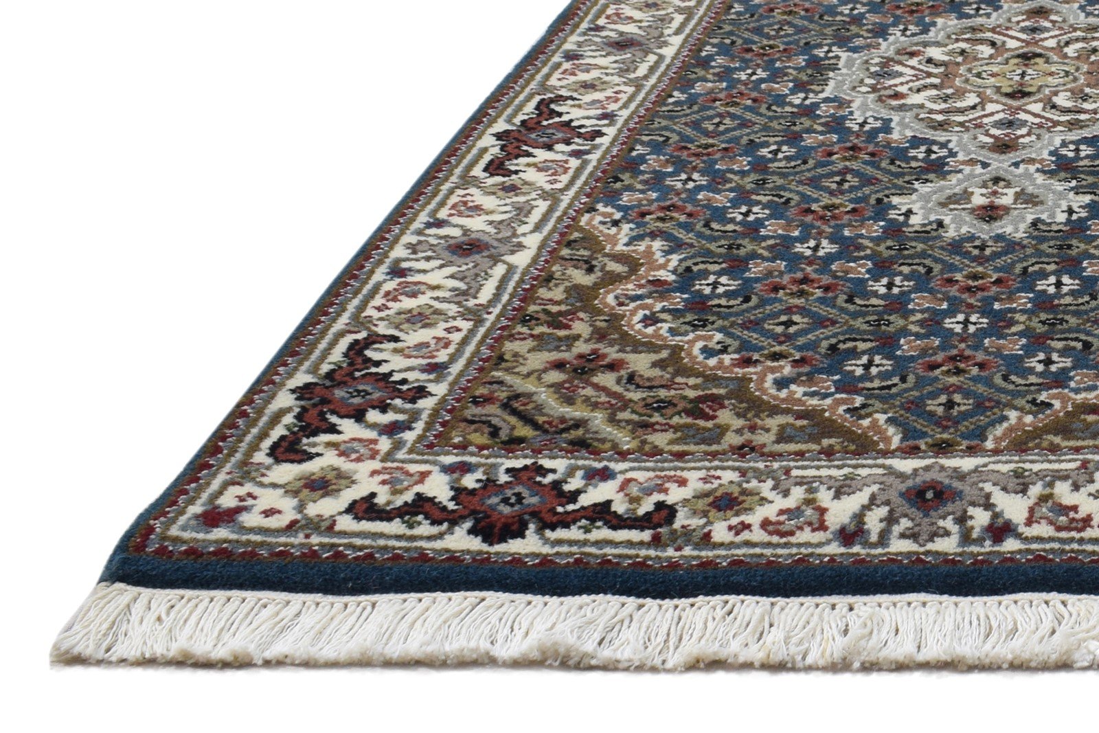 Wool Charcoal Rug 2' X 8' Persian Hand Knotted Mir Oriental Small Runner 