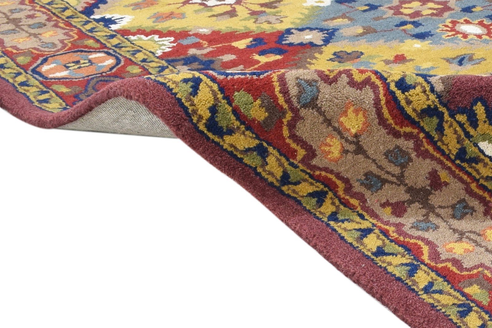 Hand Tufted Rust Wool Rug 4' X 6' Persian Kazak Oriental Room Size Carpet 