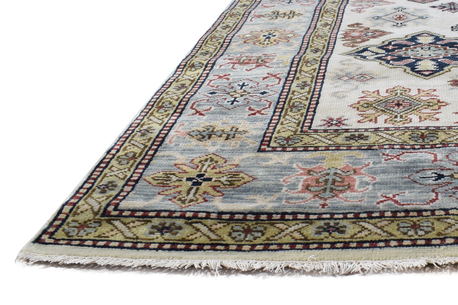 6' X 9' Rug Wool Beige Persian Hand Knotted Oushak Oriental Room Size Carpet 