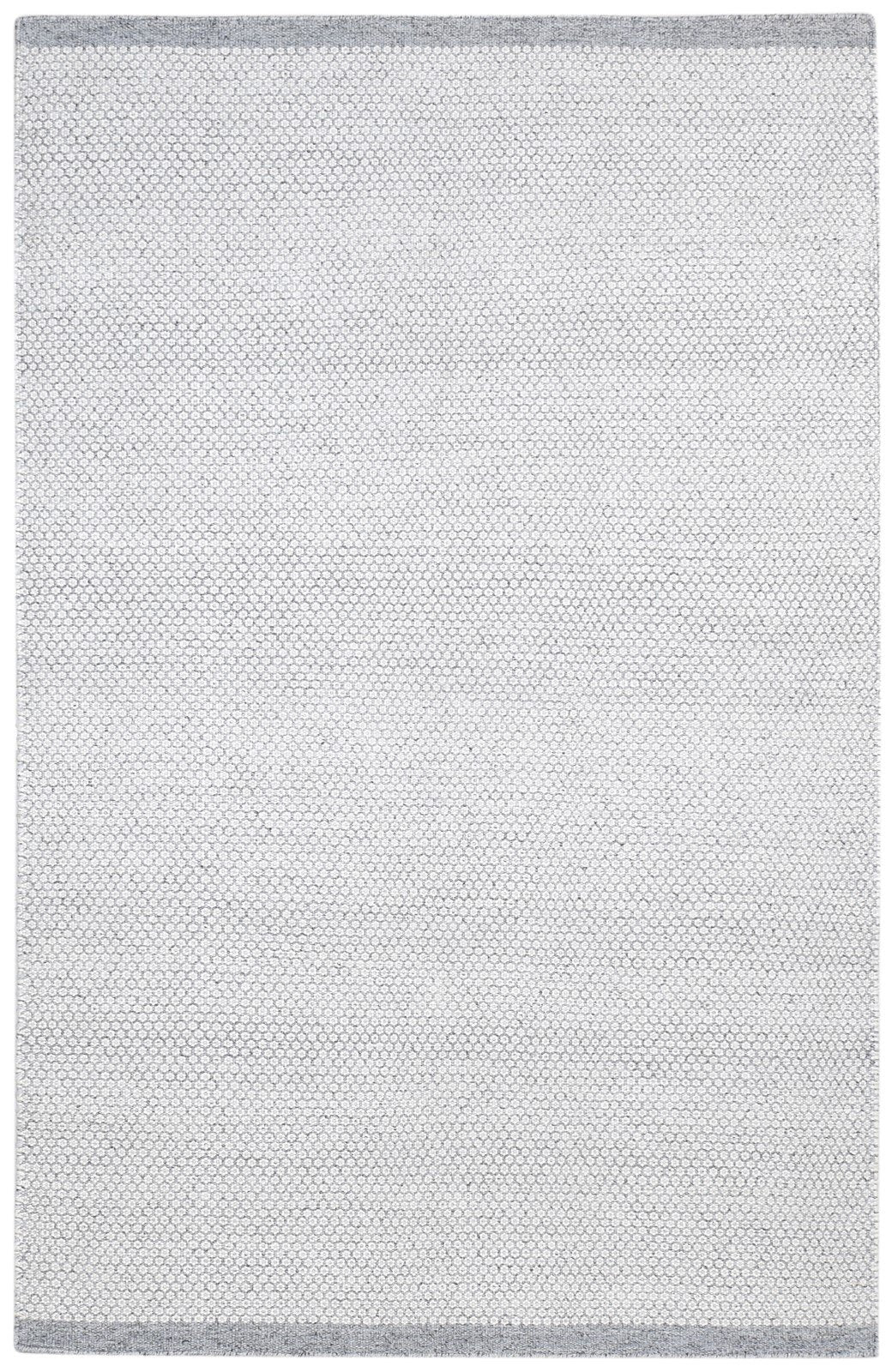 Hand Woven Grey Wool Rug 5' X 8' Modern Scandinavian Solid Room Size Carpet 