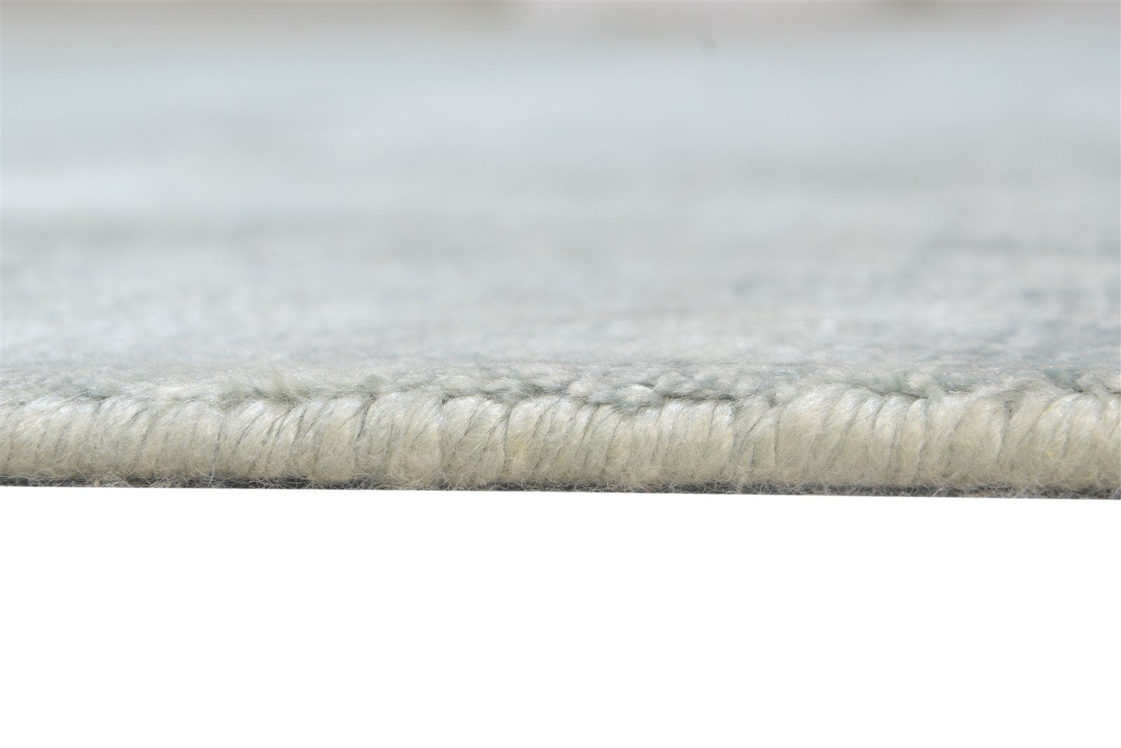 Grey Silk Rug 6' X 9' Modern Hand Knotted American Abstract Room Size Carpet  Area Rug 