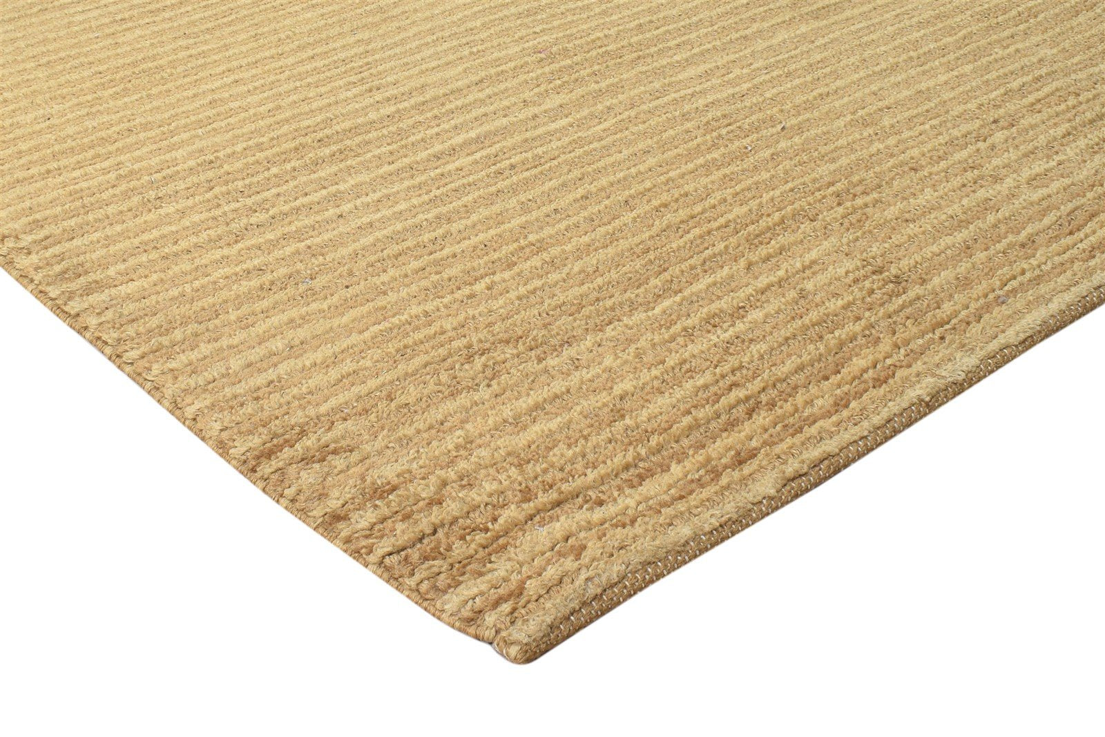 Jute Brown Rug 5' X 8' Modern Hand Woven Scandinavian Striped Room Size Carpet 