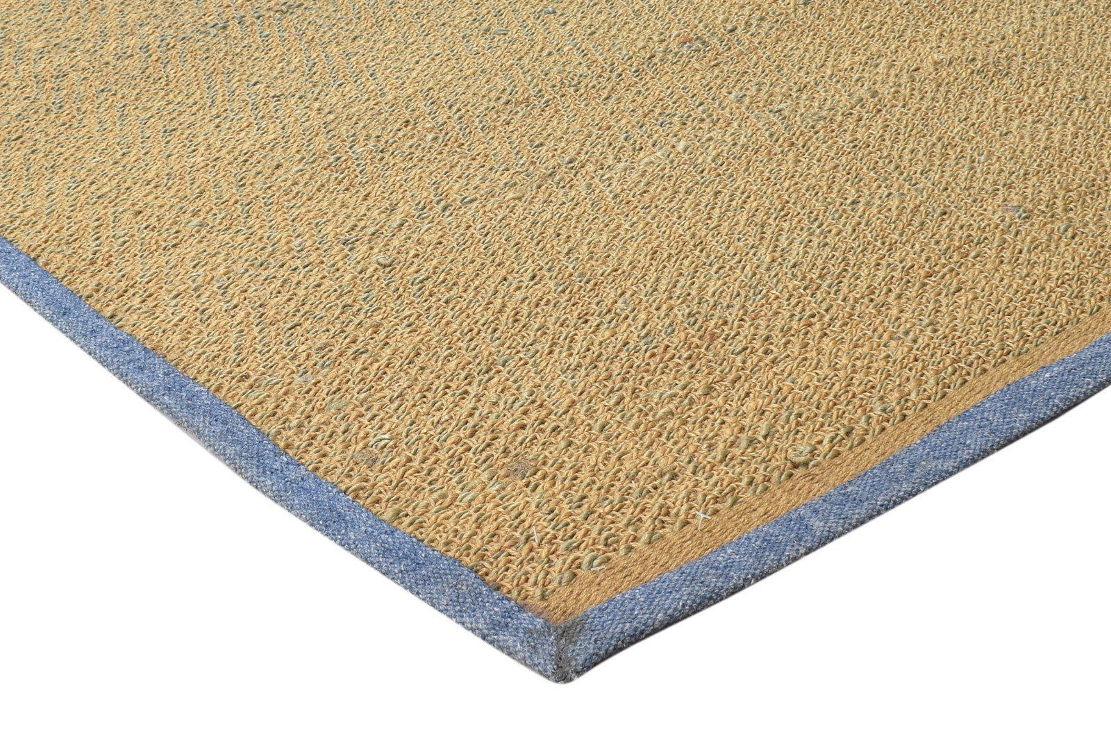 5' X 8' Rug Jute Brown Modern Hand Woven Scandinavian Solid Room Size Carpet 