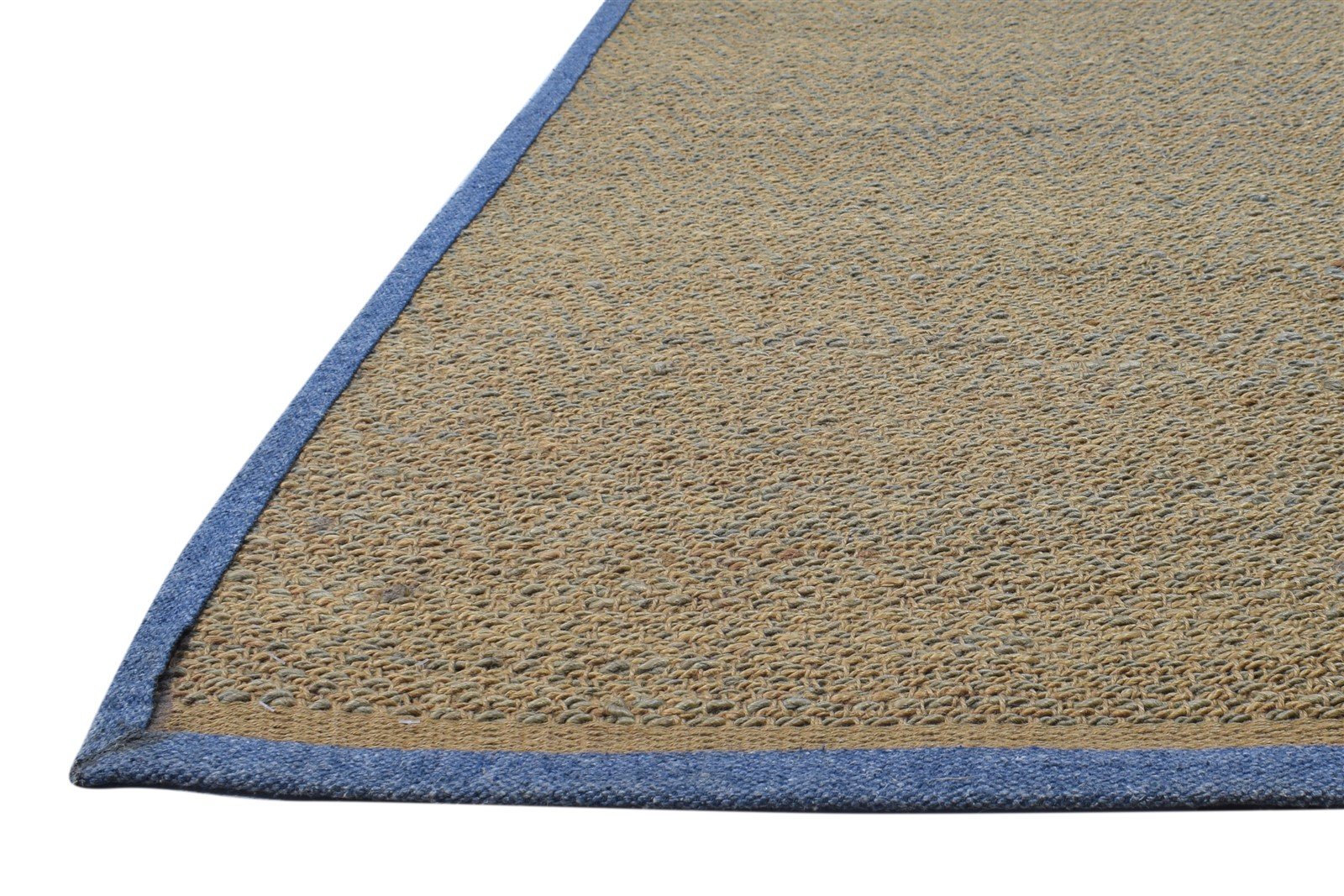 5' X 8' Rug Jute Brown Modern Hand Woven Scandinavian Solid Room Size Carpet 