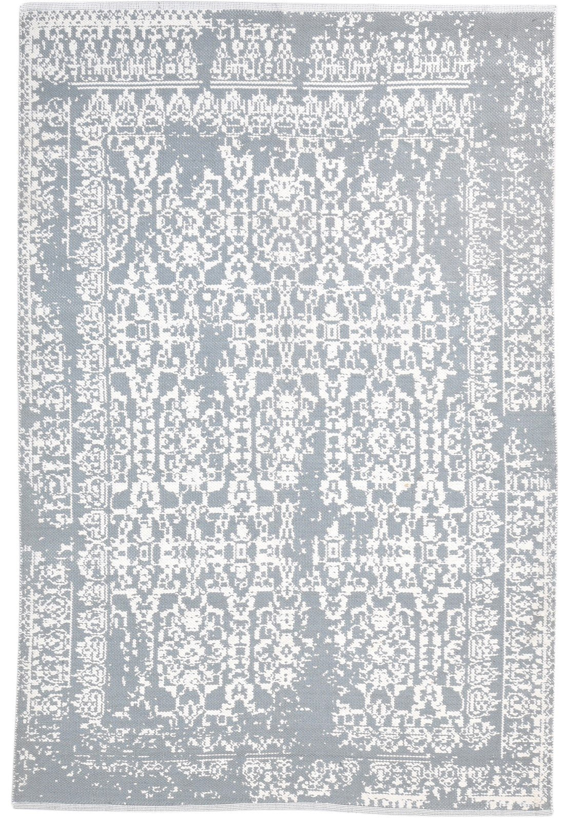 Jacquard Loom Dark Grey Pet Yarn Rug 5X8 Modern Oriental Abstract Room Size 