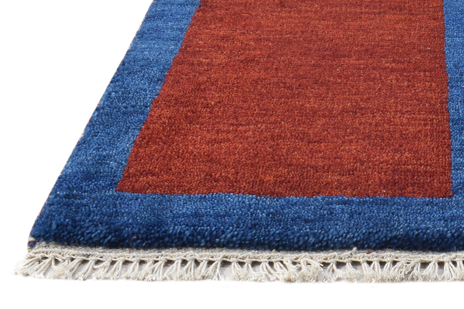 1' X 2' Rug Wool Wine Southwestern Hand Knotted Gabbeh Tribal Small Carpet 