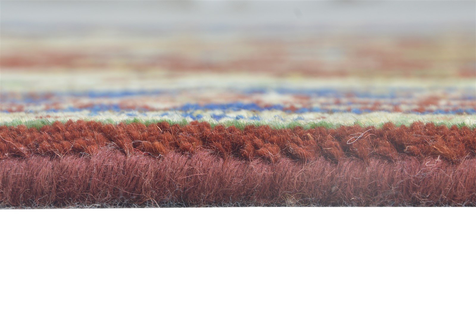 Wool Red Rug 3' X 5' Persien Hand Knotted Heriz-Indian Oriental Room Size Carpet  Area Rug 
