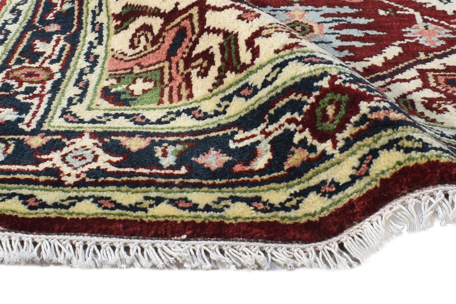 3' X 5' Rug Wool Red Persian Hand Knotted Heriz-Indian Oriental Room Size Carpet 