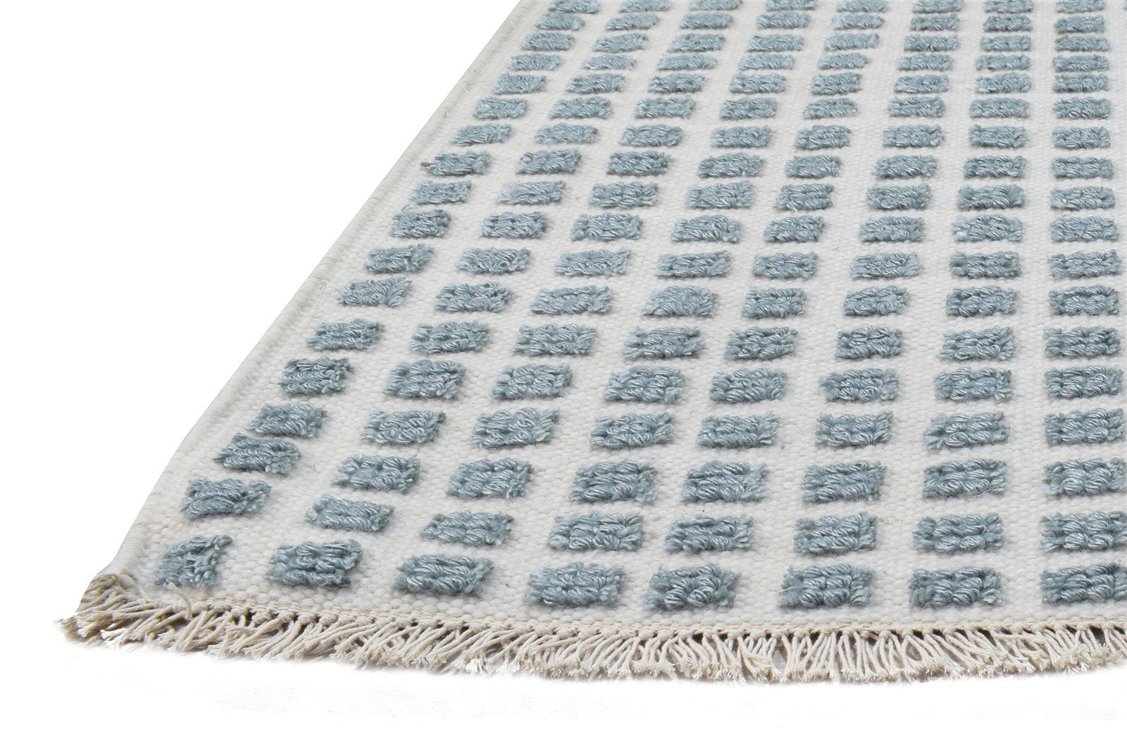 Jacquard Loom Grey New Zealand Wool Rug 2X3 Modern Scandinavian Abstract Small 