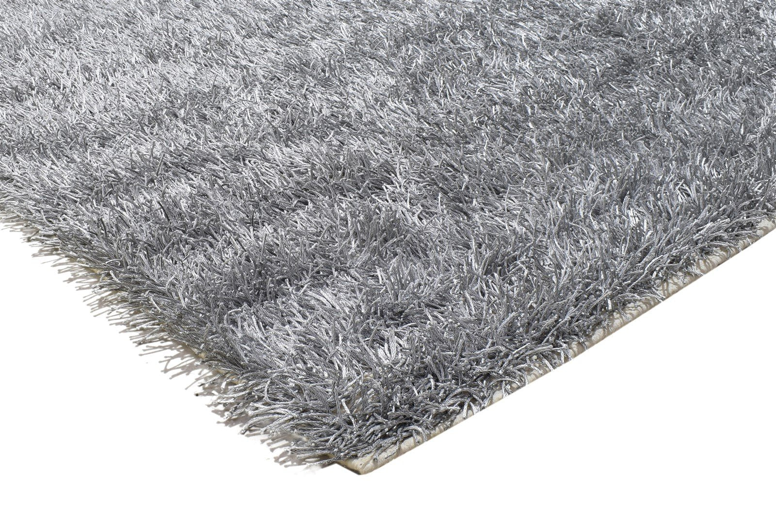 8' X 10' Rug Polyester Grey Modern Hand Woven American Abstract Large Carpet 