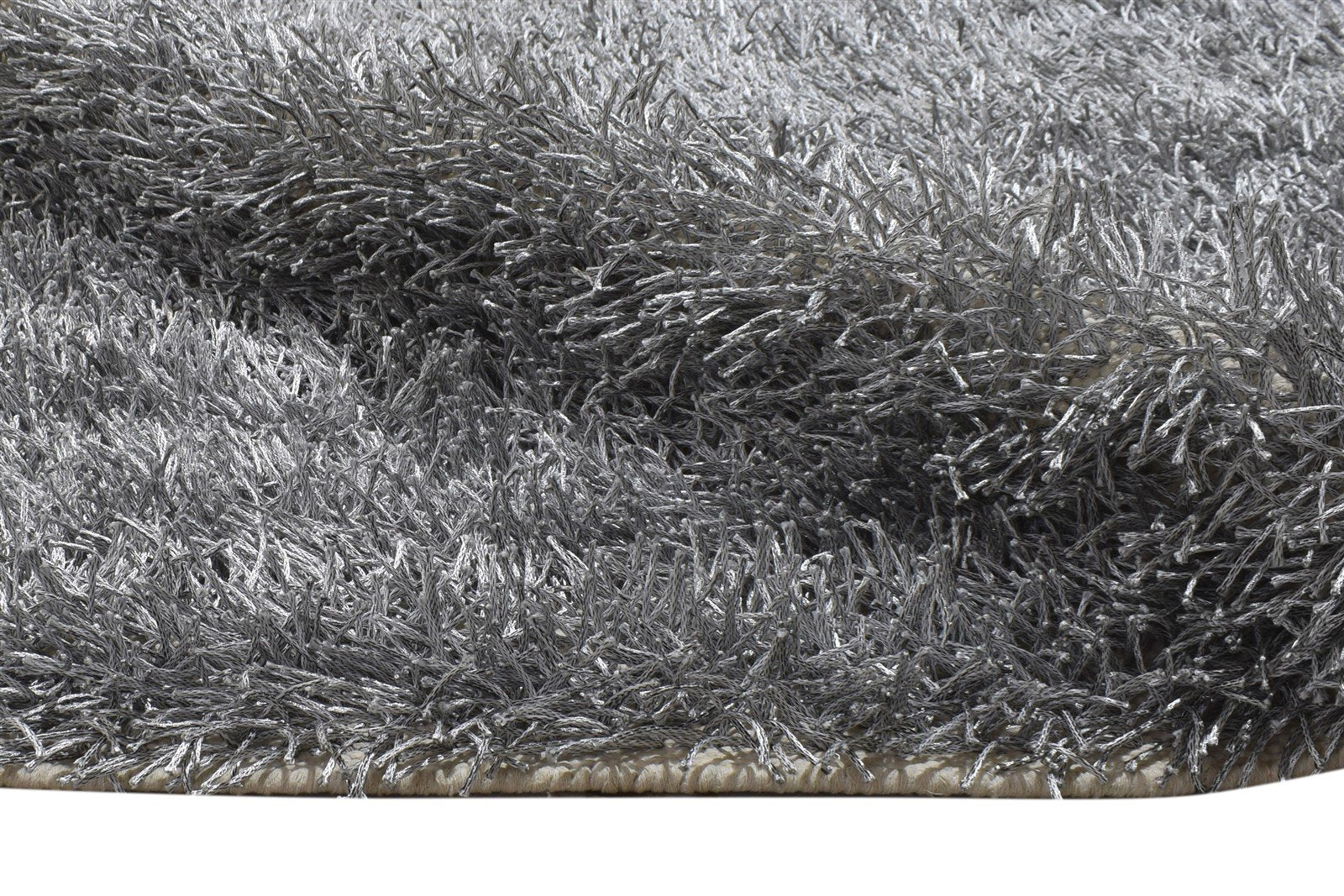 8' X 10' Rug Polyester Grey Modern Hand Woven American Abstract Large Carpet 