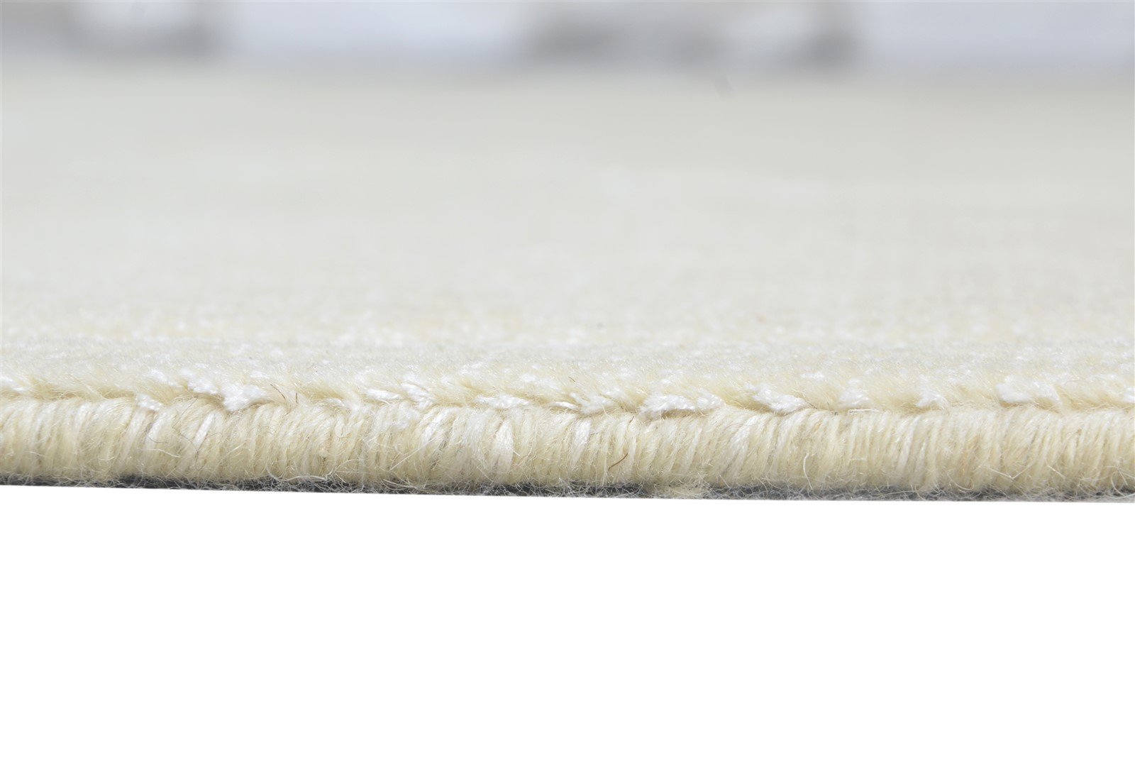 6X9 Rug Silk Beige Modern Hand Knotted Scandinavian Abstract Room Size Carpet  Area Rug 
