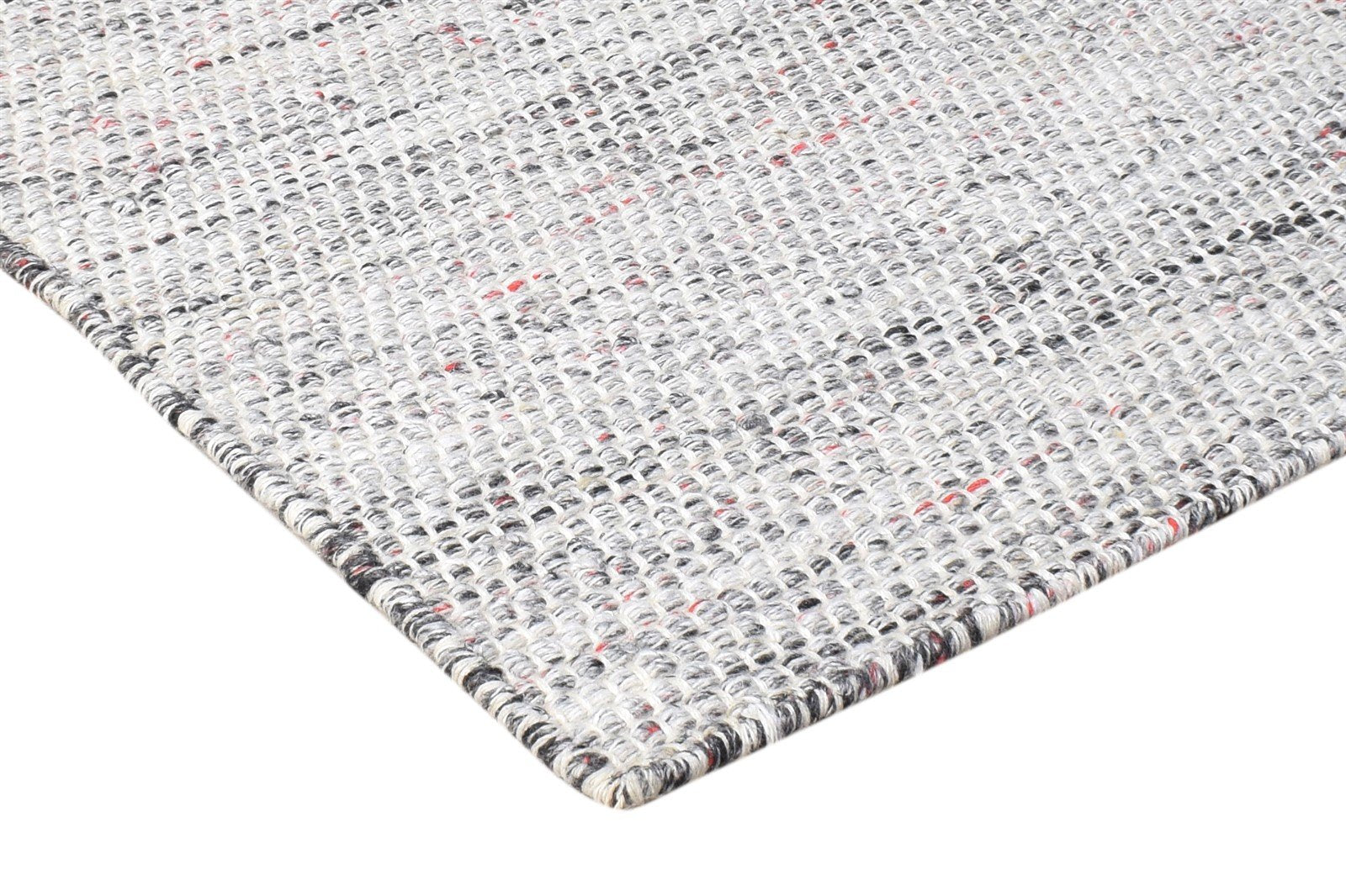 2' X 3' Rug Pet Yarn Grey Modern Flatweave Scandinavian Solid Small Carpet 