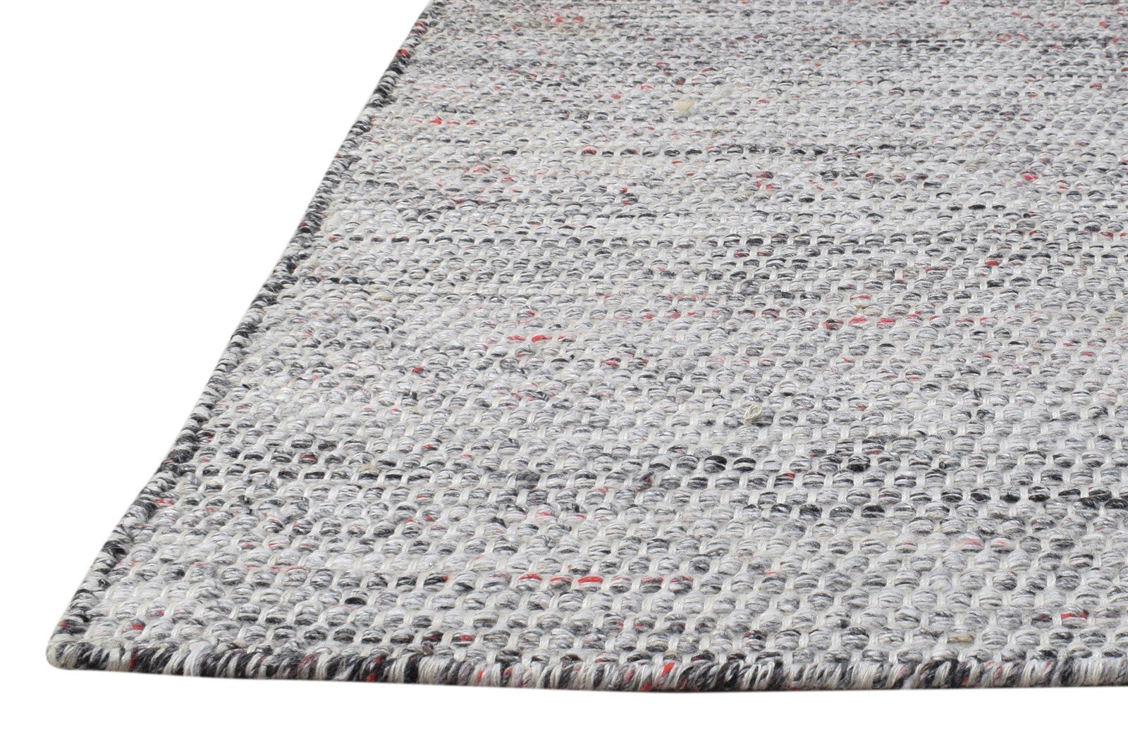 2' X 3' Rug Pet Yarn Grey Modern Flatweave Scandinavian Solid Small Carpet 