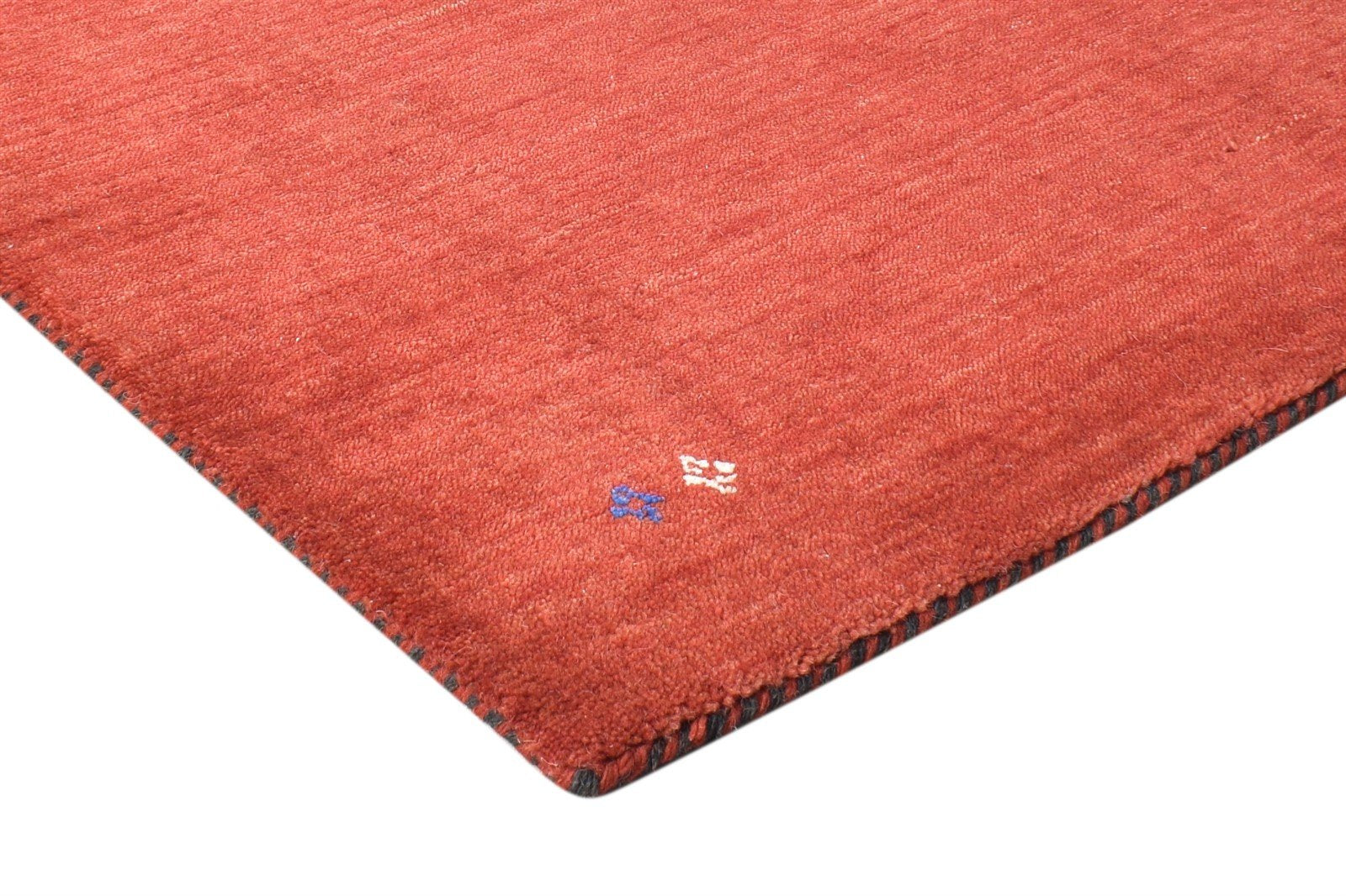 Wool Red Rug 2' X 3' Tribal Handloom Gabbeh Modern Small Carpet 