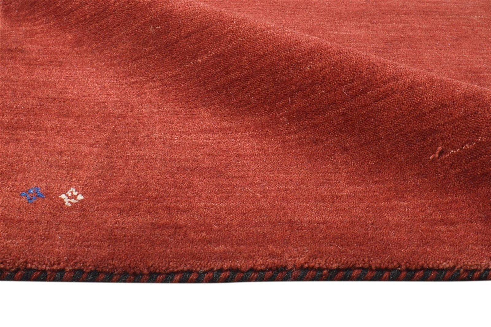 Wool Red Rug 2' X 3' Tribal Handloom Gabbeh Modern Small Carpet 