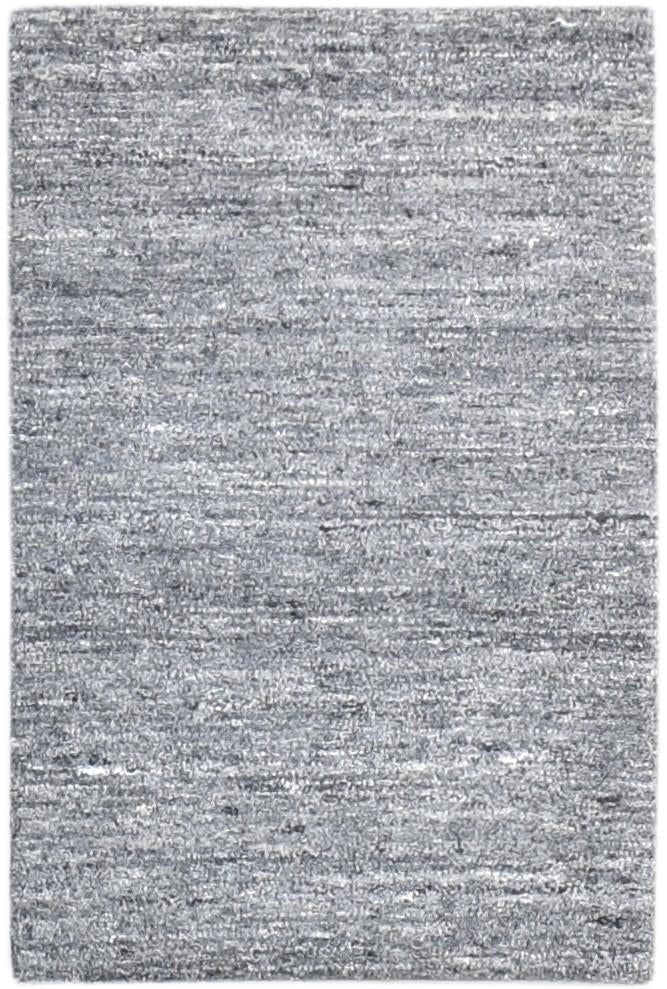 2' X 3' Rug Wool Charcoal Modern Hand Tufted Scandinavian Solid Small Carpet 