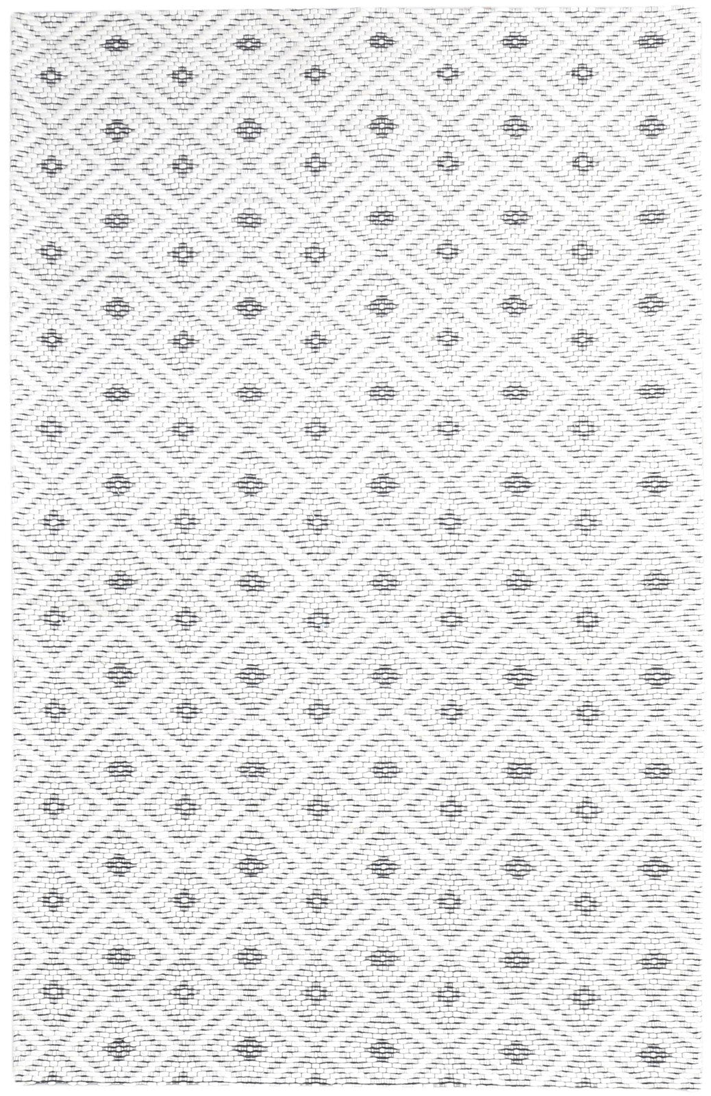 5' X 8' Rug Wool Grey Modern Hand Woven Scandinavian Nordic Room Size Carpet 