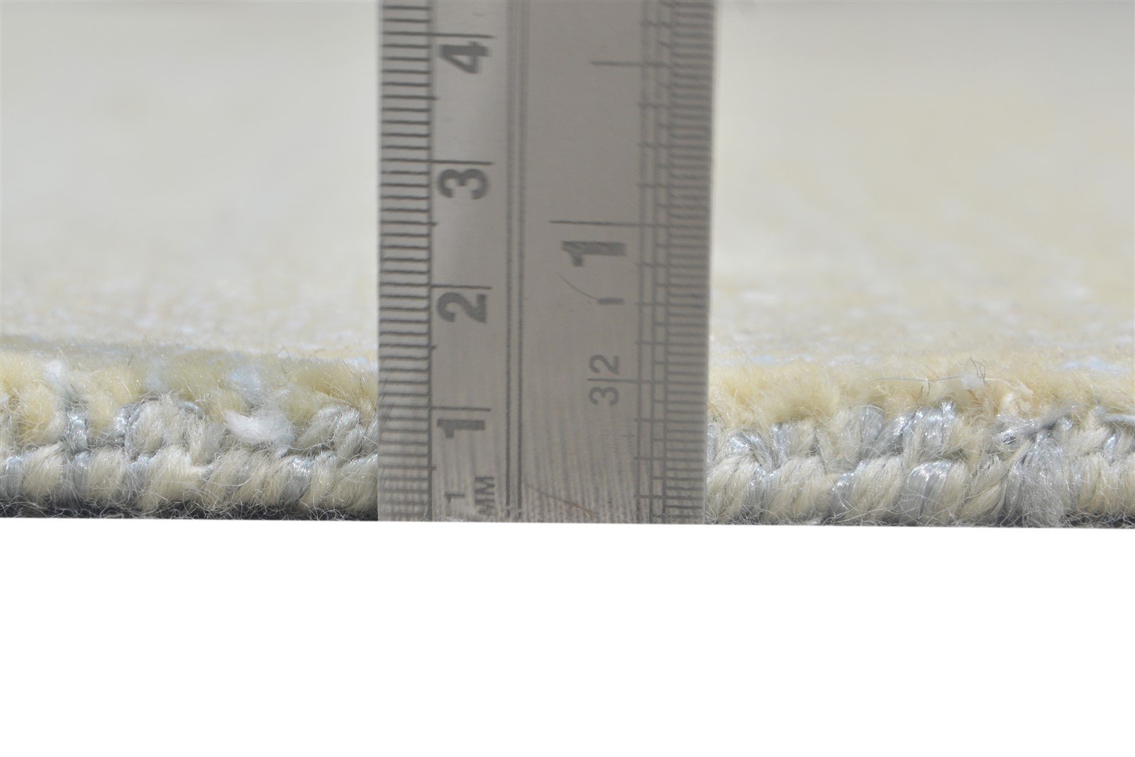 Hand Knotted Beige Wool Rug 8' X 10' Modern Agra Grass Trellis Large Carpet  Area Rug 