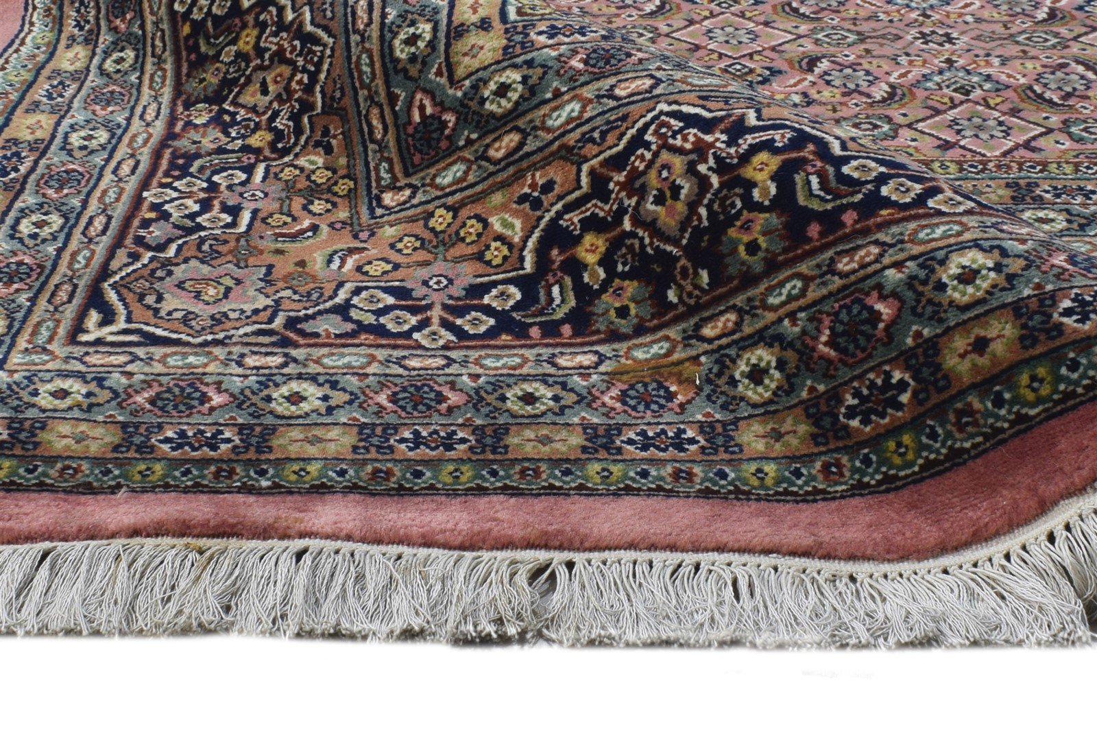 Rust Wool Rug 8' X 11' Persian Hand Knotted Bijar Oriental Large Carpet 