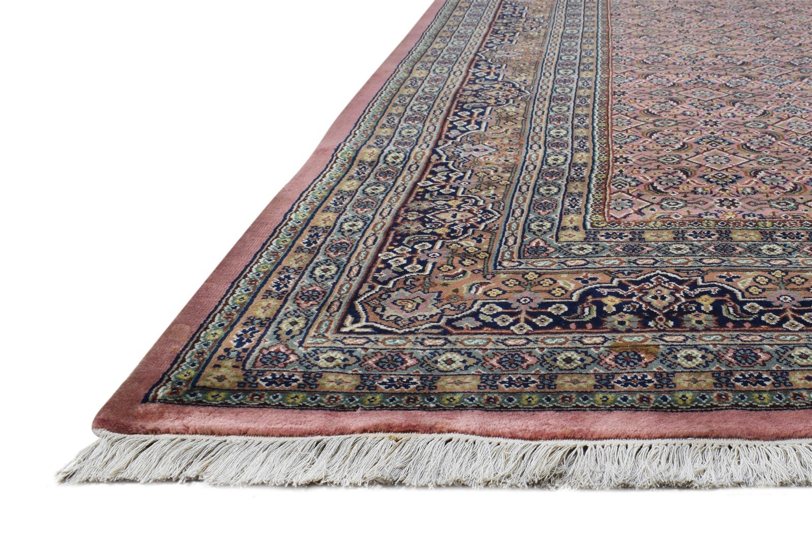 Rust Wool Rug 8' X 11' Persian Hand Knotted Bijar Oriental Large Carpet 