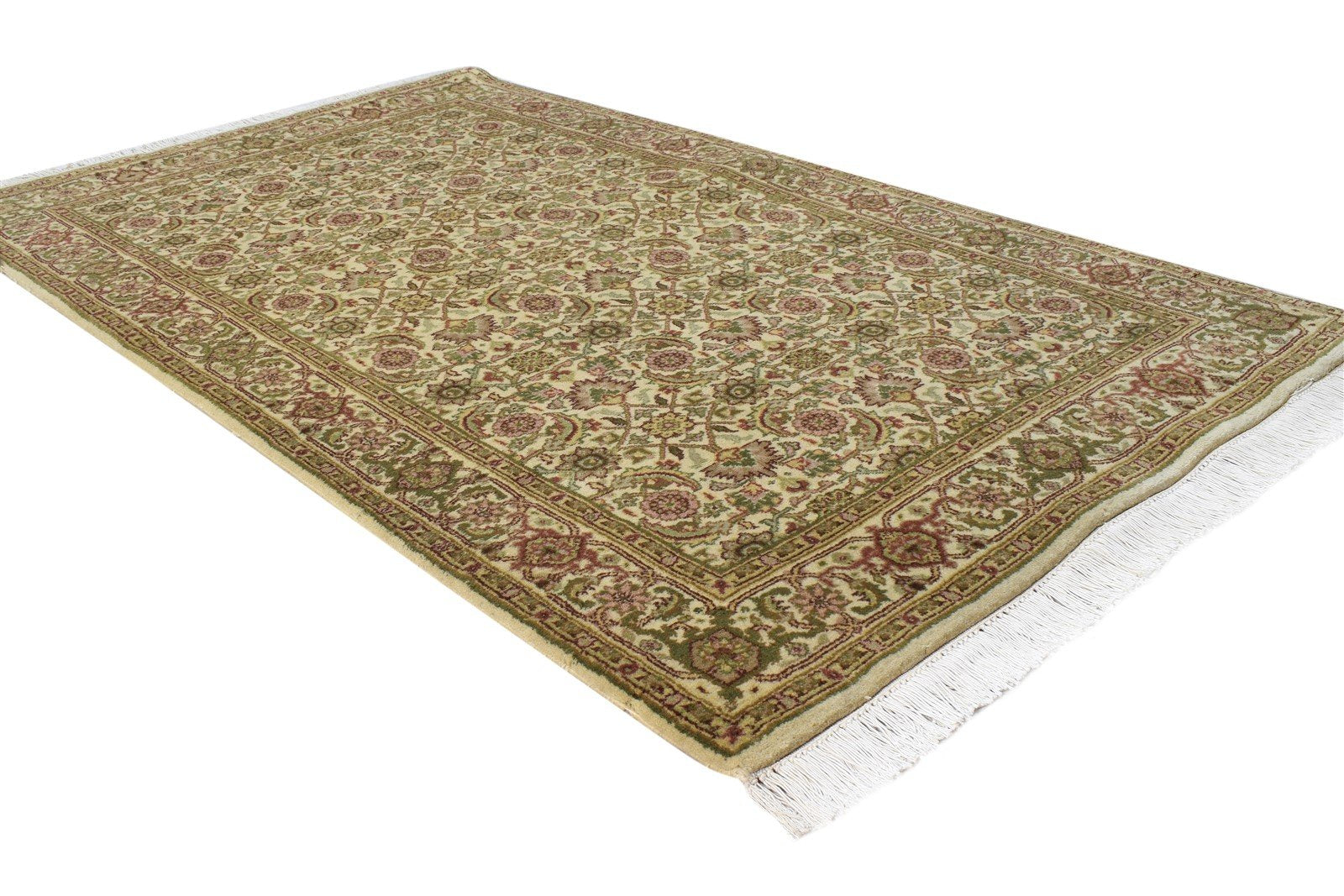 Wool Sage Rug 3' X 5' Persian Hand Knotted Bijar Oriental Room Size Carpet 