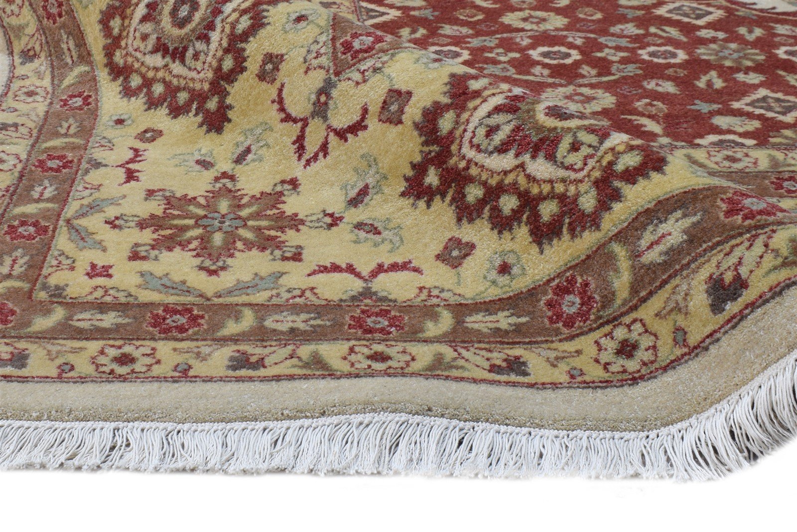 9' X 12' Rug Wool Red Persian Hand Knotted Hereke Oriental Large Carpet 