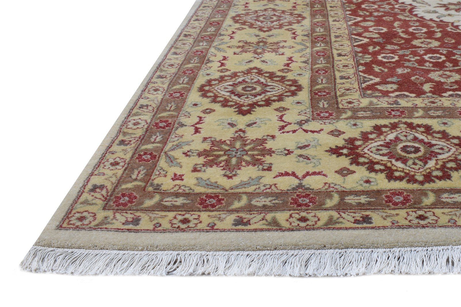 9' X 12' Rug Wool Red Persian Hand Knotted Hereke Oriental Large Carpet 