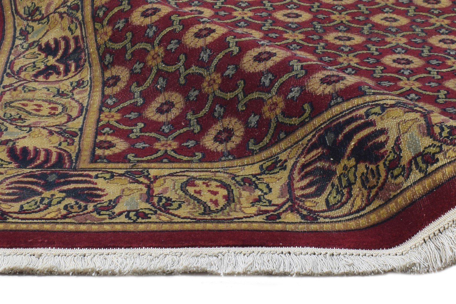 Hand Knotted Red Wool Rug 2'6 X 5' Persian Bijar Oriental Small Carpet 