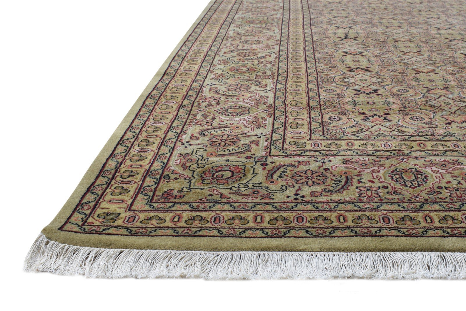 8' X 10' Rug Wool Sage Persian Hand Knotted Bijar Oriental Large Carpet 