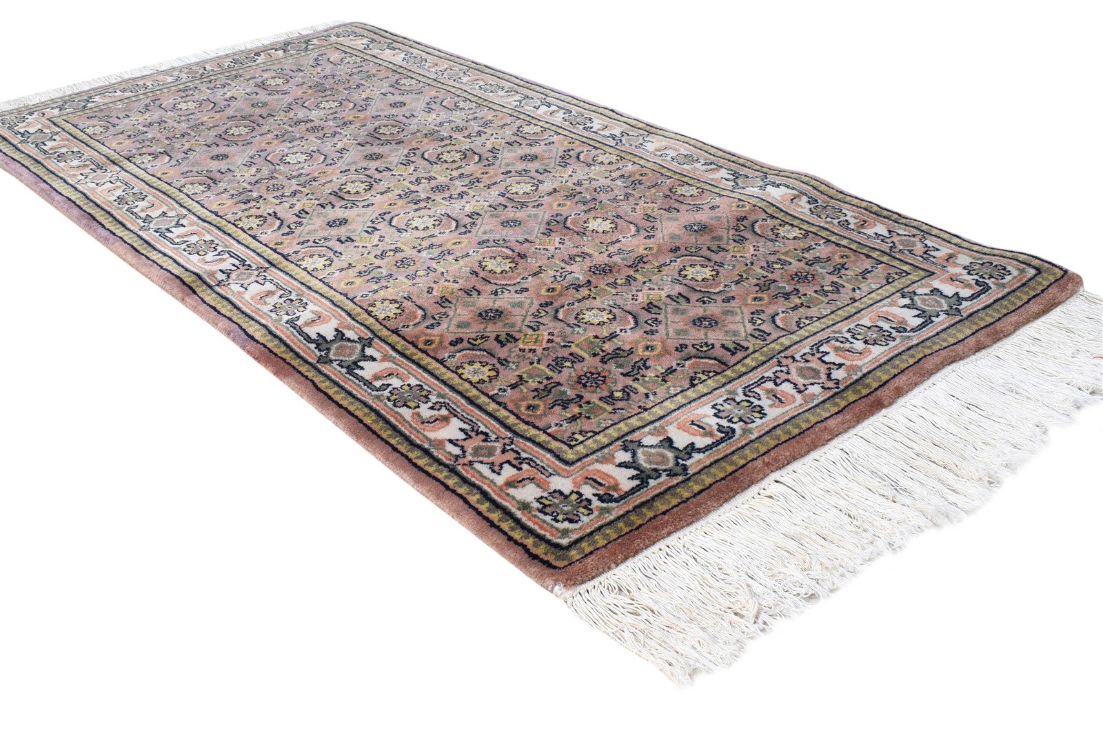 Wool Rust Rug 2'6 X 5' Persian Hand Knotted Bijar Oriental Small Carpet 