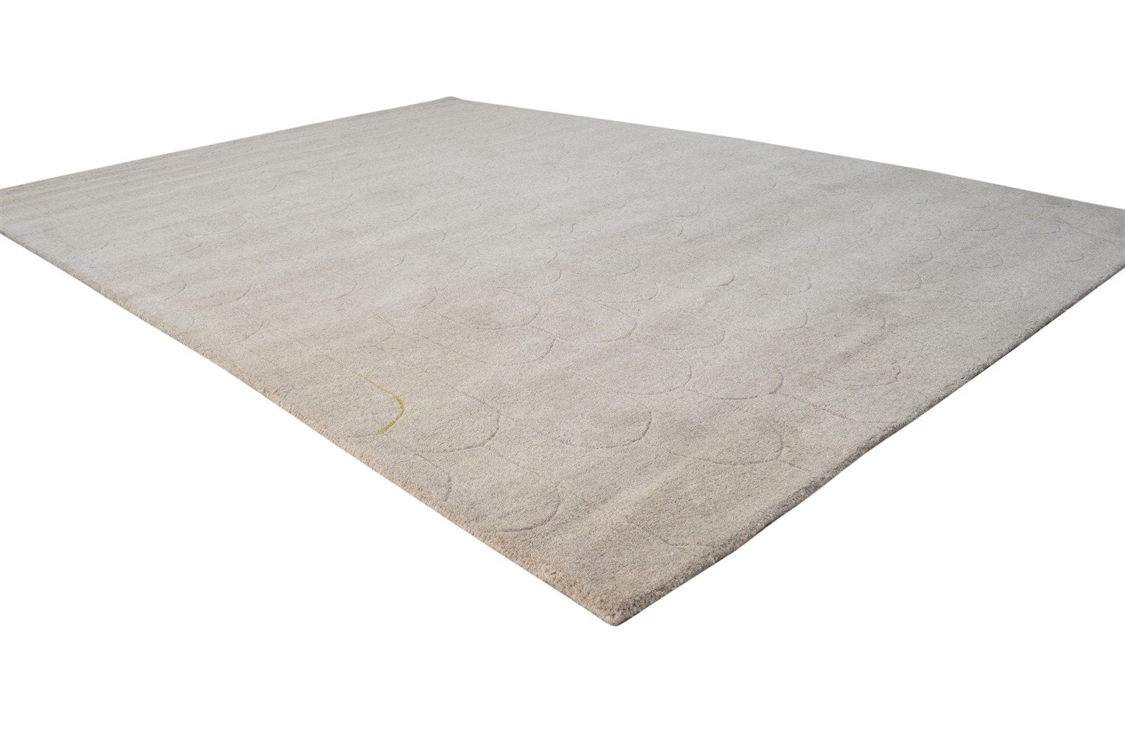 Hand Tufted Brown Wool Rug 6X9 Modern Scandinavian Geometric Room Size Carpet  Area Rug 