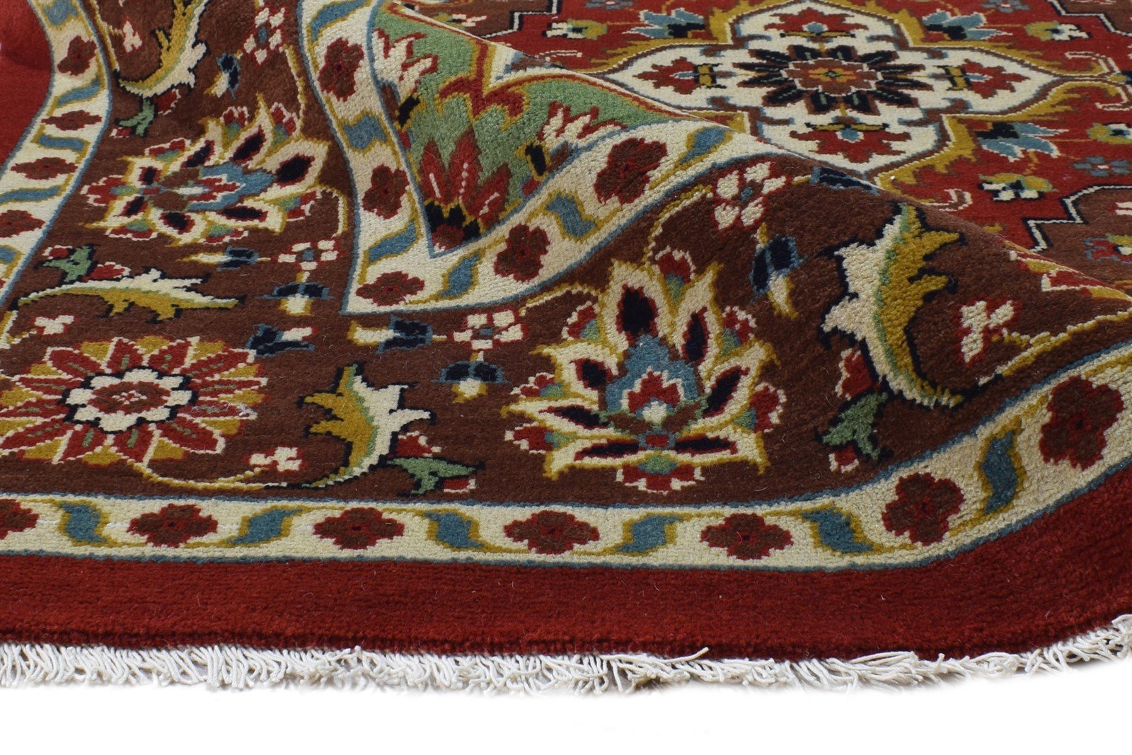 Hand Knotted Red Wool Rug 6' X 9' Persian Kazak Oriental Room Size Carpet 