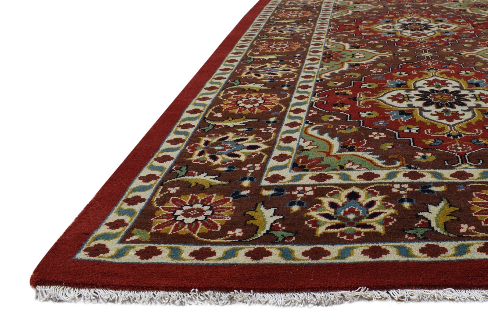 Hand Knotted Red Wool Rug 6' X 9' Persian Kazak Oriental Room Size Carpet 