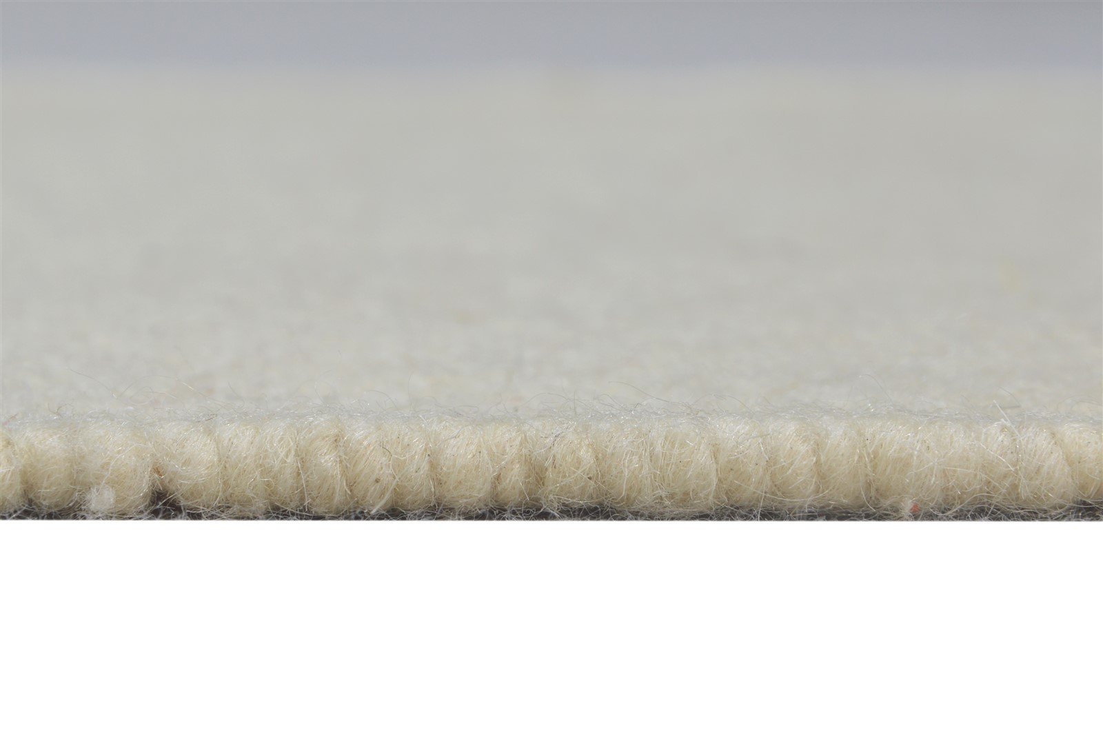 Cream Wool Rug 2' X 4' Modern Dhurrie Scandinavian Solid Small Carpet 