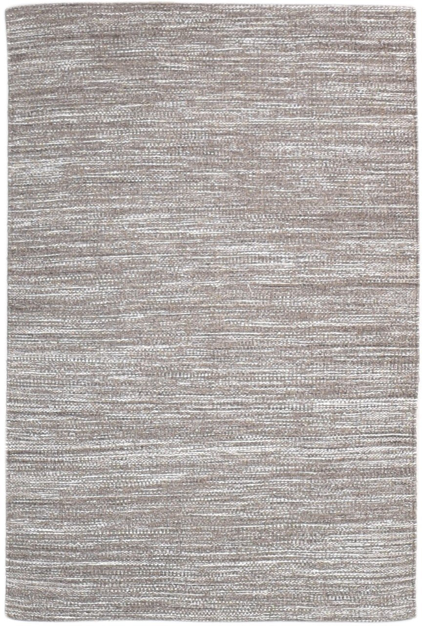 Brown Wool Rug 3' X 4' Modern Dhurrie Scandinavian Solid Small Carpet 