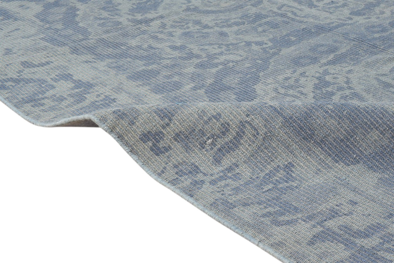 5' X 8' Rug Wool Grey Modern Dhurrie European Suzani Room Size Carpet 