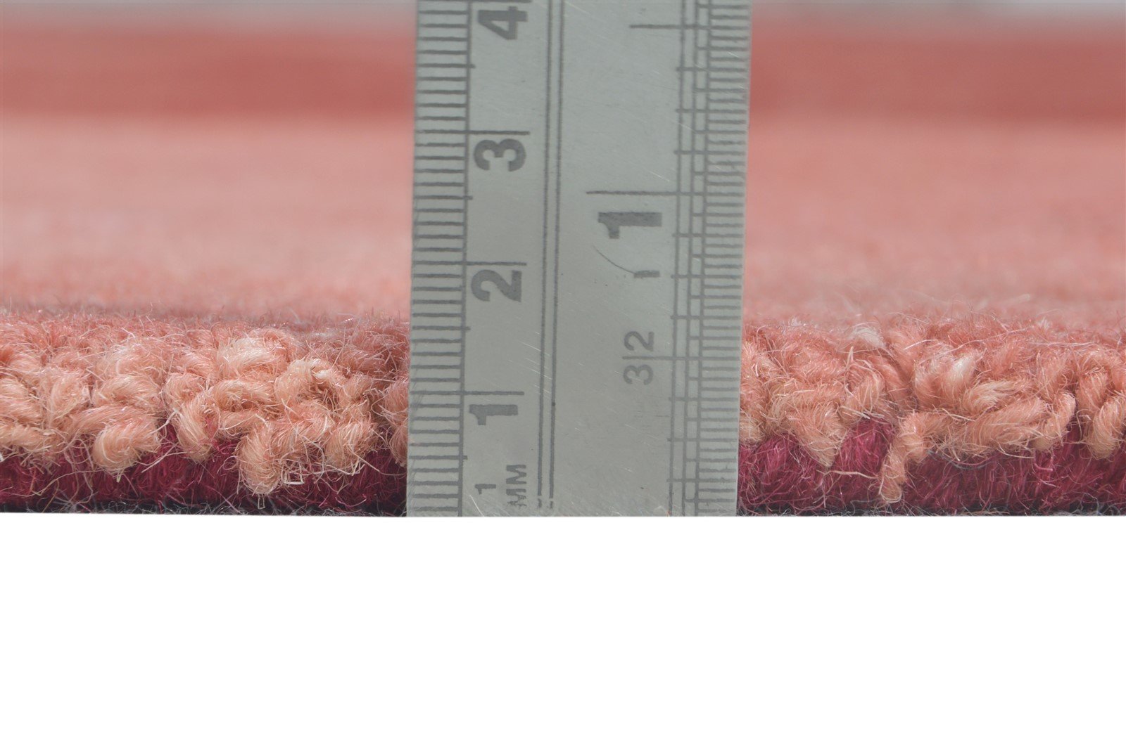 Red Wool Rug 5' X 8' Modern Hand Tufted Shibori Tie Dye Room Size Carpet  Area Rug 