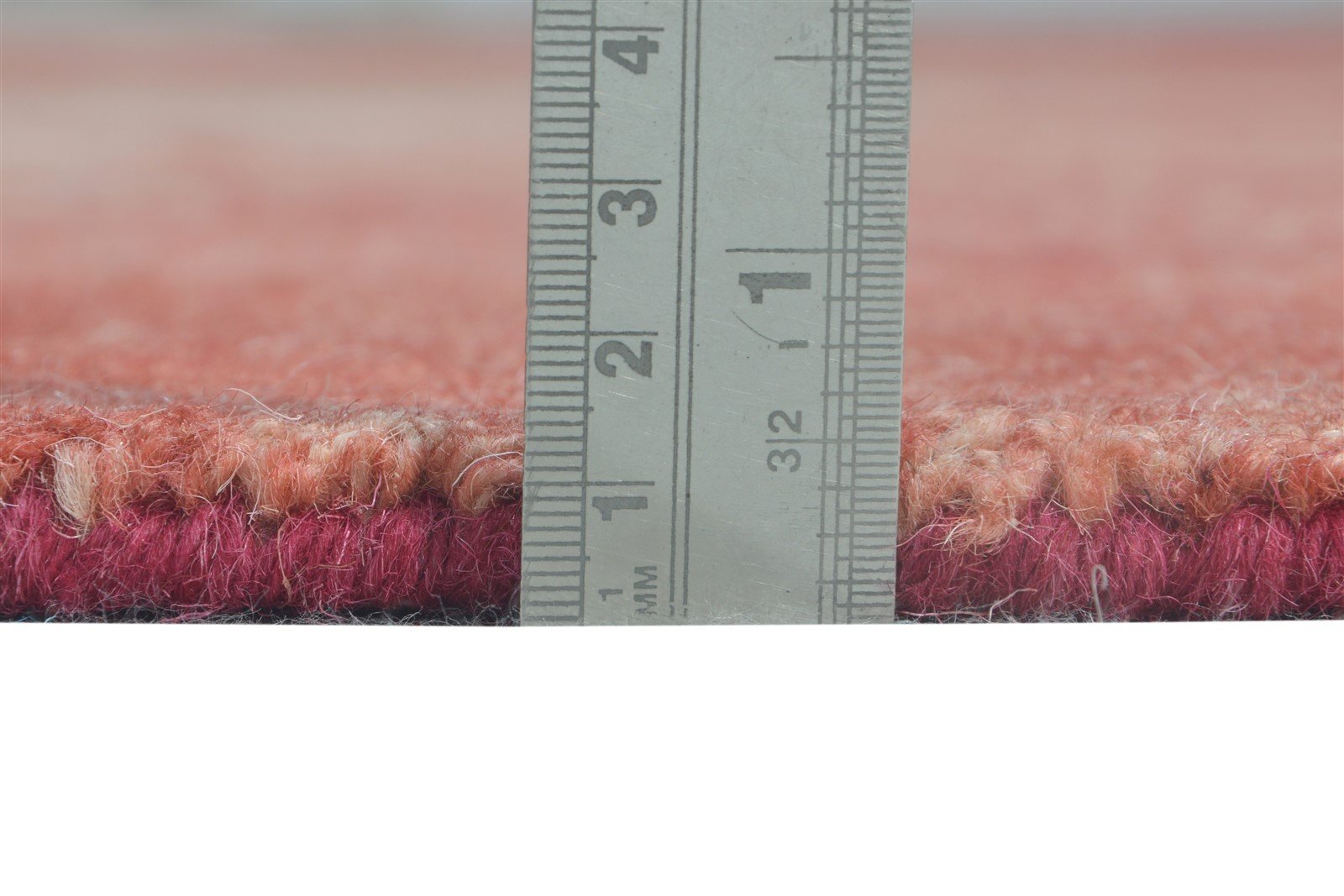 5' X 8' Rug Wool Red Modern Hand Tufted Shibori Tie Dye Room Size Carpet  Area Rug 