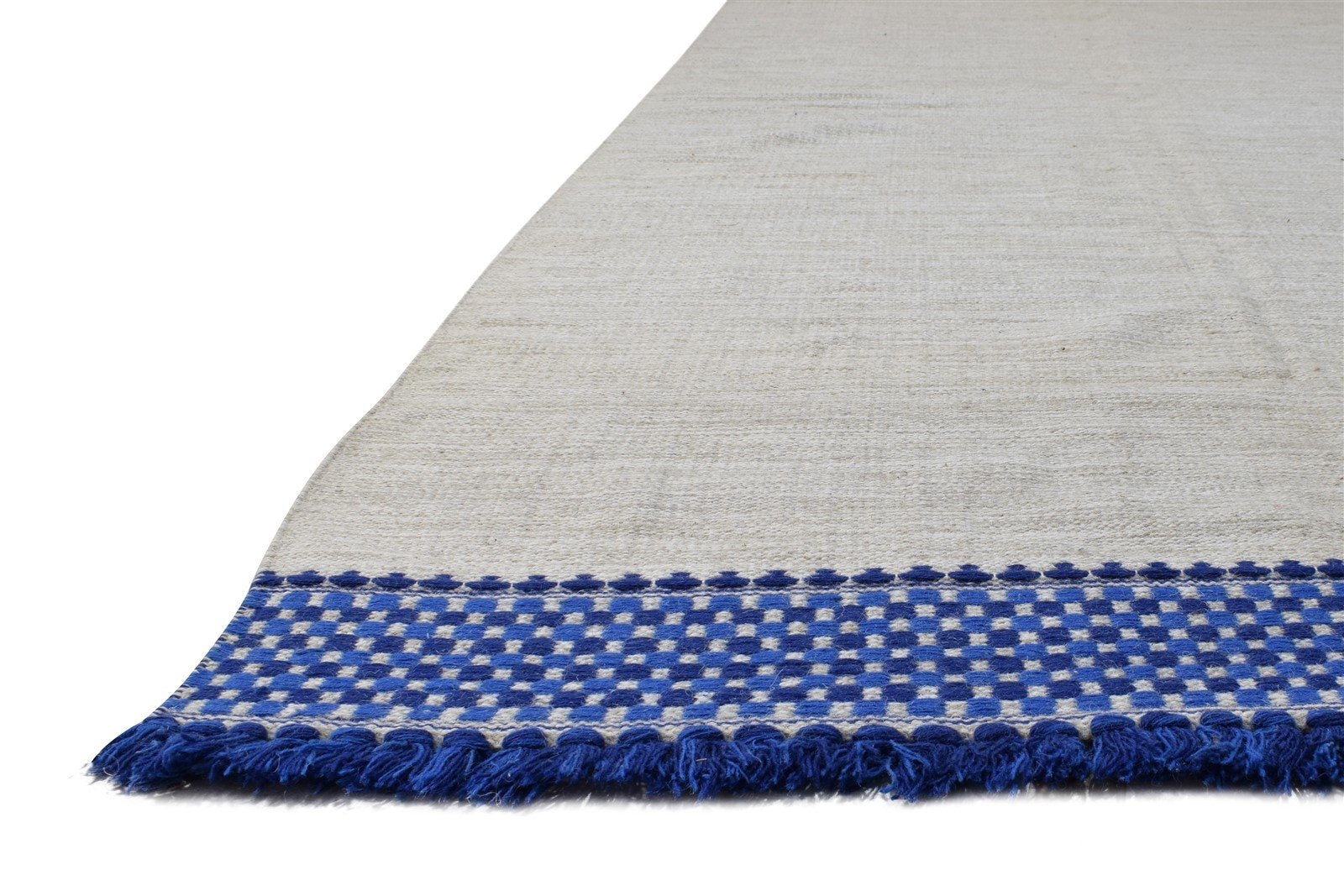 9' X 12' Rug Wool Grey Modern Dhurrie Scandinavian Striped Extra Large Carpet 