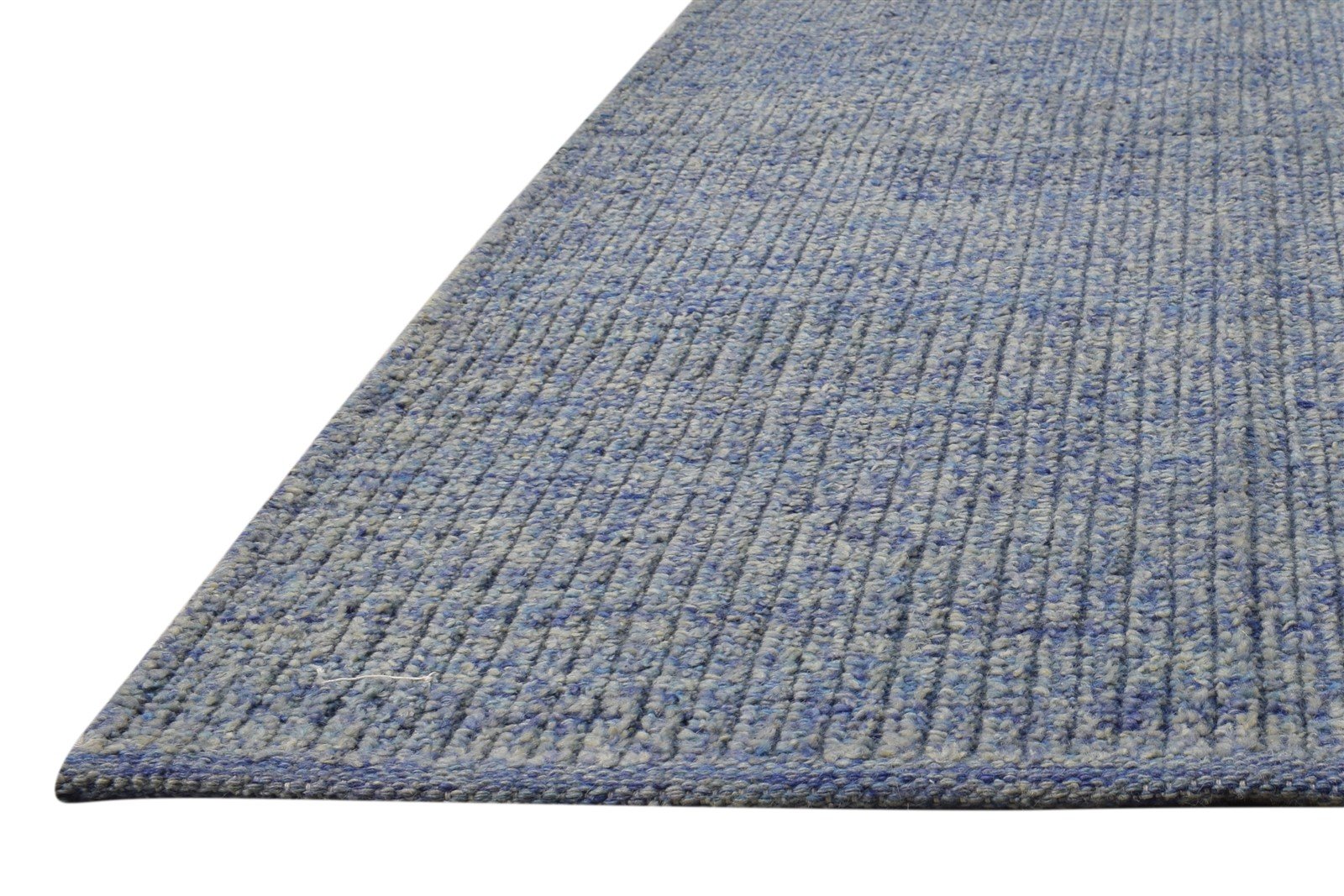 Grey Wool Rug 3' X 5' Modern Dhurrie Scandinavian Solid Room Size Carpet