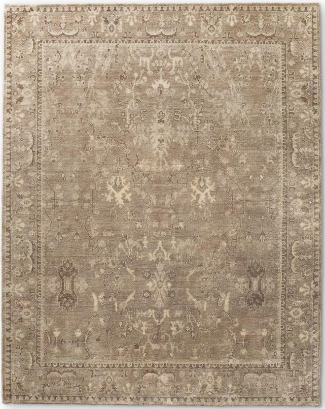 Mauro Hand-Knotted Rug Persian-Style Oushak Wool Rug