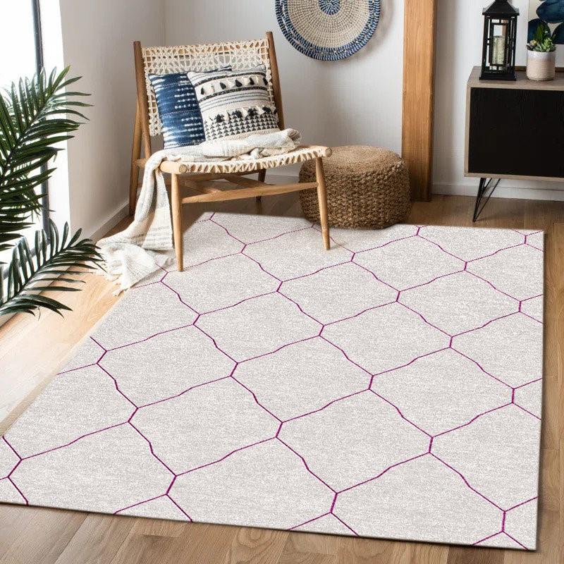 Beige Area Rug for Bedroom, Modern Rug, Moroccan Beige Wool rug for living room 8x10 Rug, 5x8 Rug,6x9 Rug,9x12 Rug 