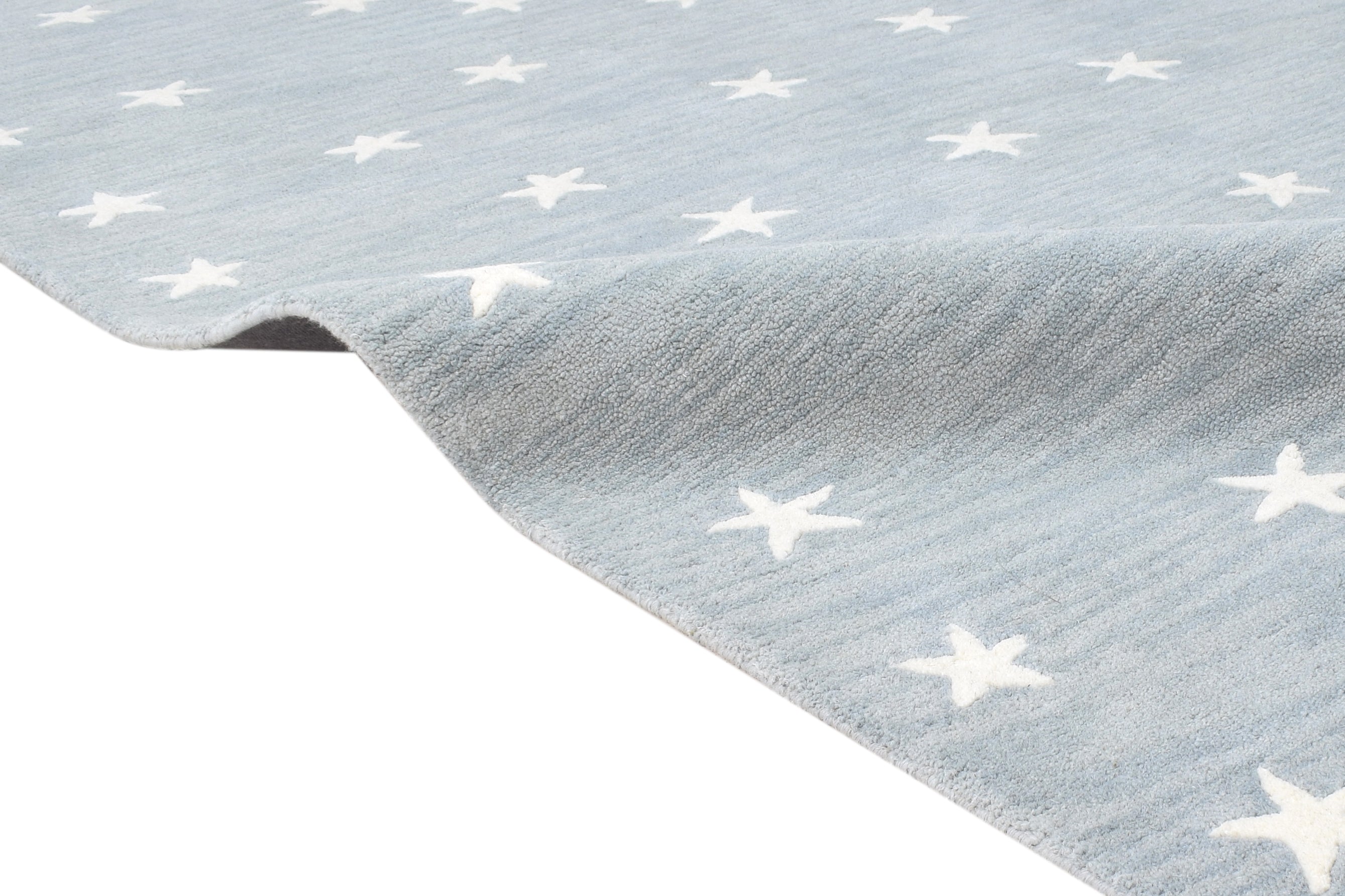 Star Rug Blue Kids Rug Blue Starry Skies Blue Rug Nursery Rug Star Blue Rug