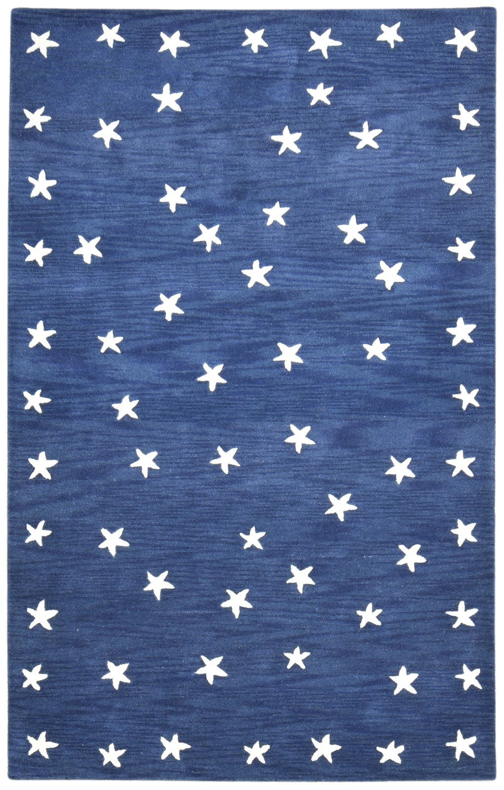 Star Rug Blue Kids Rug Blue Starry Skies Blue Rug Nursery Rug Star Blue Rug 