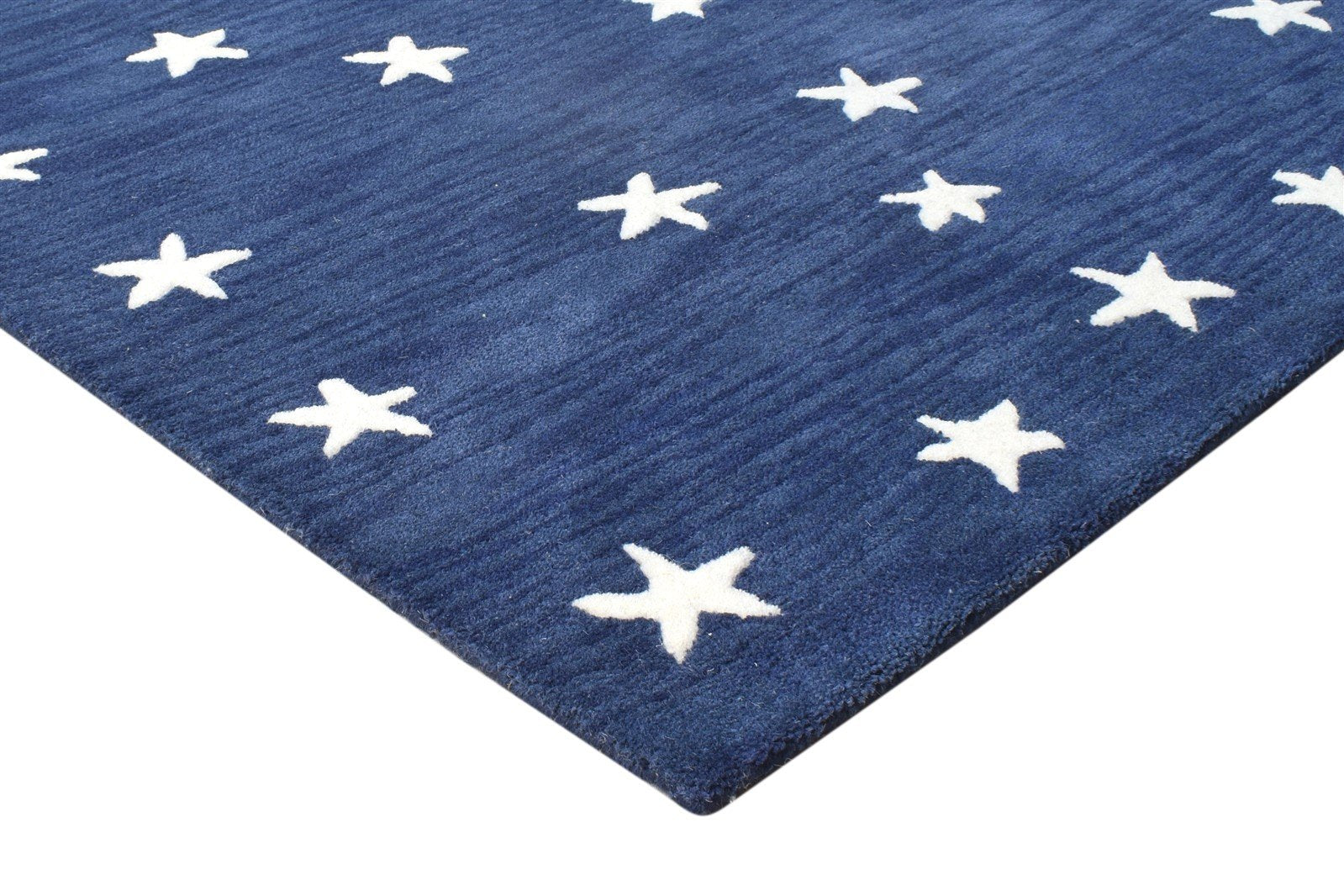 Star Rug Blue Kids Rug Blue Starry Skies Blue Rug Nursery Rug Star Blue Rug 