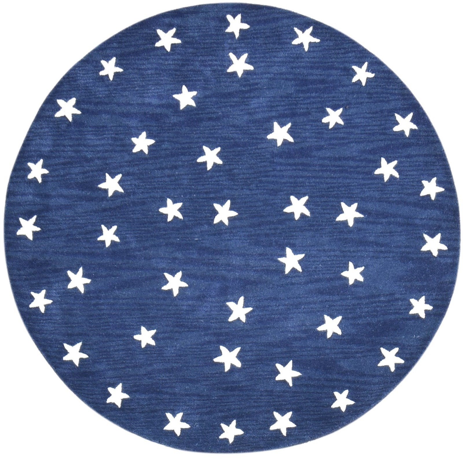 Star Rug Navy Blue Kids Rug Starry Skies Rug Nursery Rug Star