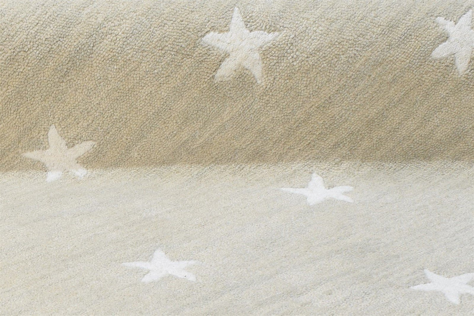 Star Rug Natural Beige Kids Rug Starry Skies Rug Nursery Rug Neutral Color 