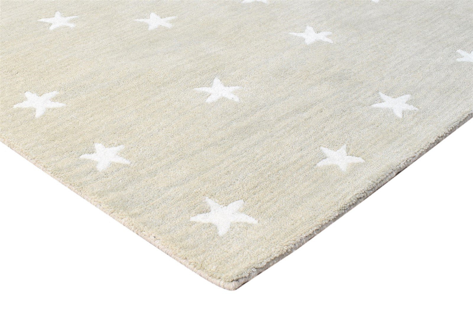 Star Rug Natural Beige Kids Rug Starry Skies Rug Nursery Rug Neutral Color 